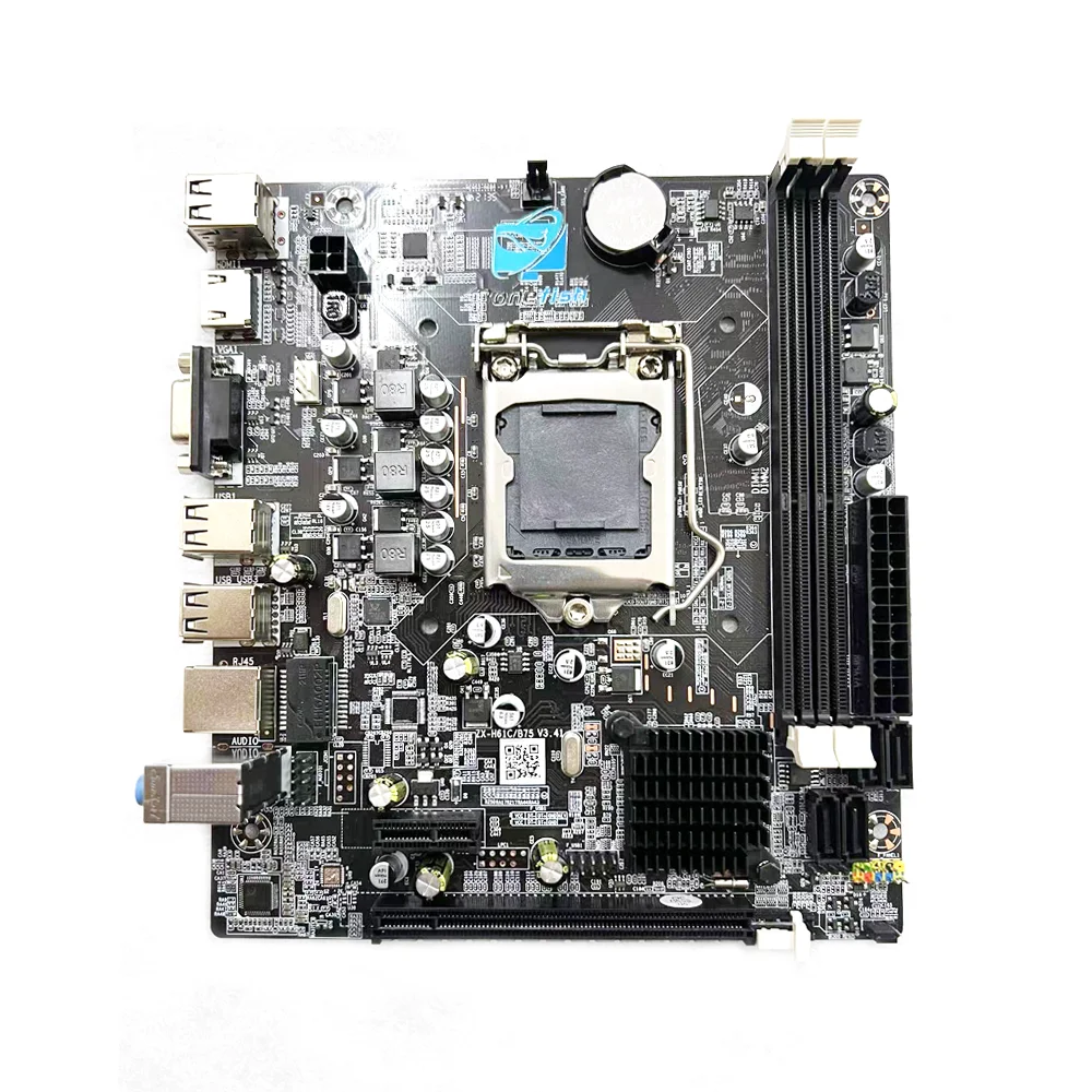 Новая материнская плата LGA 1155 H61 для Intel Core i7 / i5 i3 Pentium Celeron 2nd LGA1155 DDR3 M-ATX 8 USB 2 0 HDMI |