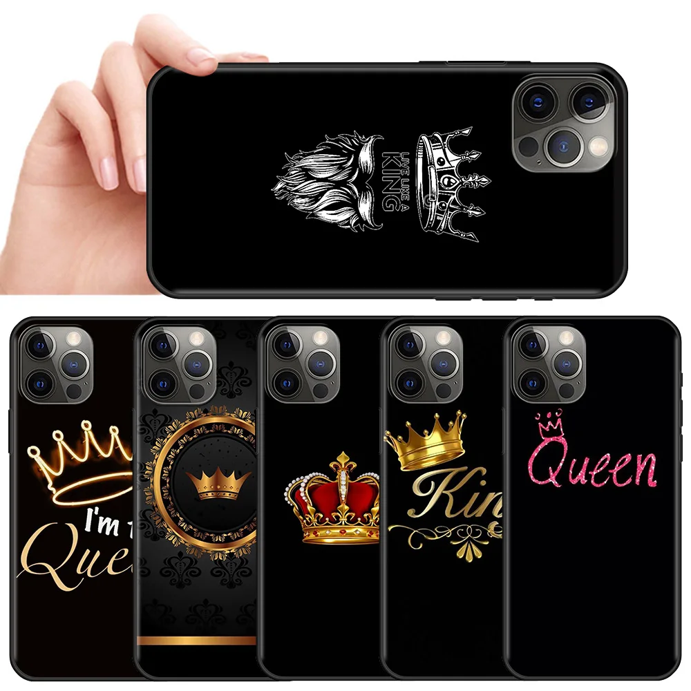 Silicone Case for Apple iPhone 11 7 XR 12 Pro Max X 6 6S 8 Plus 11Pro 12 Mini XS 5 5S SE Back Cover King And The Queen Cool 
Silicone Case for Apple iPhone 11 7 XR 12 Pro Max X 6 6S 8 Plus 11Pro 12 Mini XS 5 5S SE Back Cover King And The Queen Cool