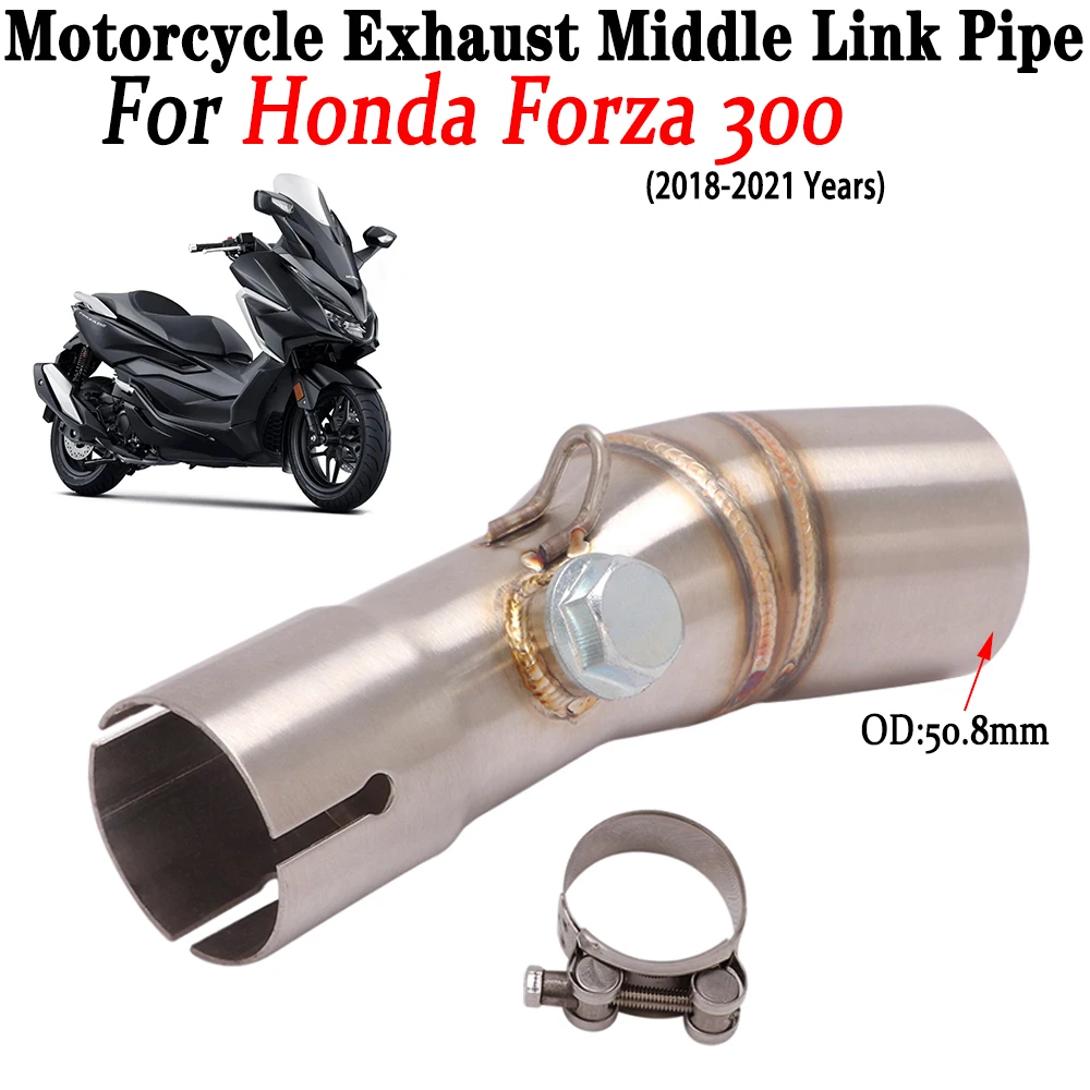 Slip on For Honda Forza 300 2018-2021 50.8mm Motorcycle Exhasut Middle Link Pipe Escape Moto Scooter Modify Muffler Tube Connet
Slip on For Honda Forza 300 2018-2021 50.8mm Motorcycle Exhasut Middle Link Pipe Escape Moto Scooter Modify Muffler Tube Connet