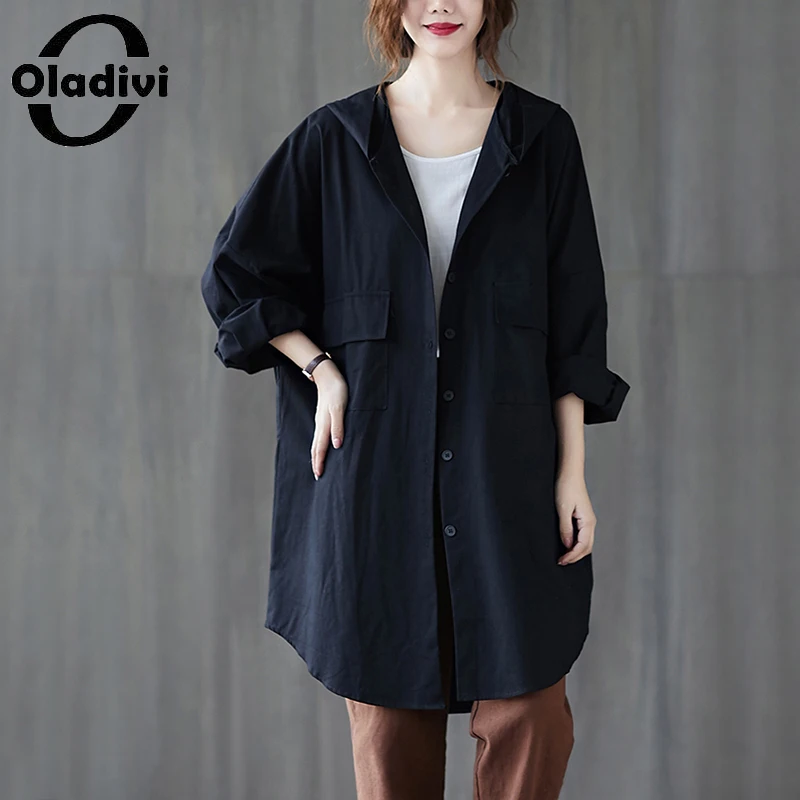 Пальто женское оверсайз с капюшоном, 3 цвета, рубашка-пальто
Пальто женское оверсайз с капюшоном, 3 цвета, рубашка-пальто