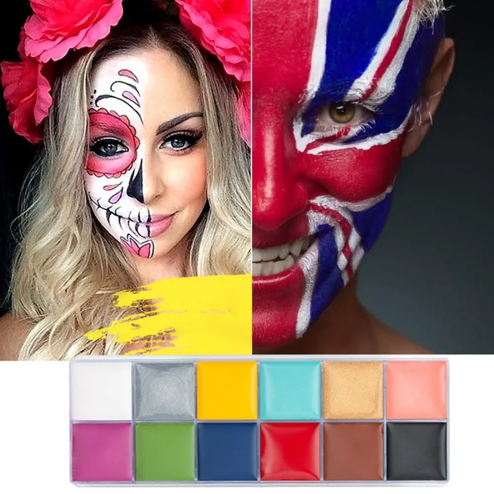 96g Body Paint Oil Multifunctional Non-Fading 12 Colors Fancy Dress Face Body Make Up Tool for Unisex
96g Body Paint Oil Multifunctional Non-Fading 12 Colors Fancy Dress Face Body Make Up Tool for Unisex