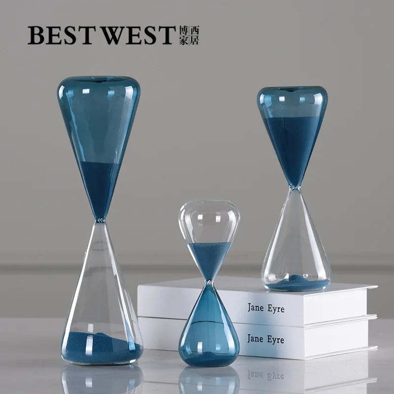 Creative Hourglass Sand Clock Timers Home Decoration 60/30/10 Minutes Half Blue Glass Hourglasses Time Decorations Desk Decor
Creative Hourglass Sand Clock Timers Home Decoration 60/30/10 Minutes Half Blue Glass Hourglasses Time Decorations Desk Decor