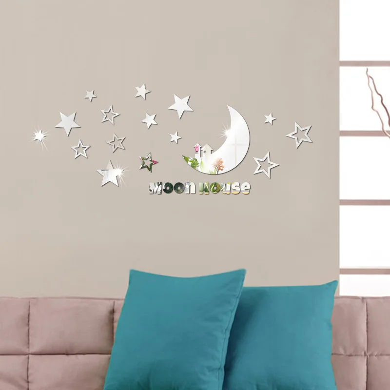 2021 Fashion Wall Sticker Mirror Effect Star Moon Background Decoration for Home Bedroom Kindergarten Home Decor
2021 Fashion Wall Sticker Mirror Effect Star Moon Background Decoration for Home Bedroom Kindergarten Home Decor