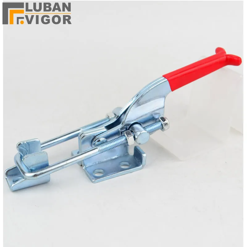 2pcs ,Galvanized iron,Lock folder , box buckle, snap, Self-locking funct bolt clamps,Gripping tool,mid size ,170mm,clamp 350KG,
2pcs ,Galvanized iron,Lock folder , box buckle, snap, Self-locking funct bolt clamps,Gripping tool,mid size ,170mm,clamp 350KG,
