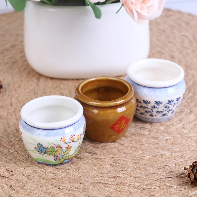 Миниатюрный керамический резервуар для риса 1:12, прозрачный аквариум, кукольный домик, украшения для дома, кукольная игрушка, подарок, ролев... 
Миниатюрный керамический резервуар для риса 1:12, прозрачный аквариум, кукольный домик, украшения для дома, кукольная игрушка, подарок, ролев...