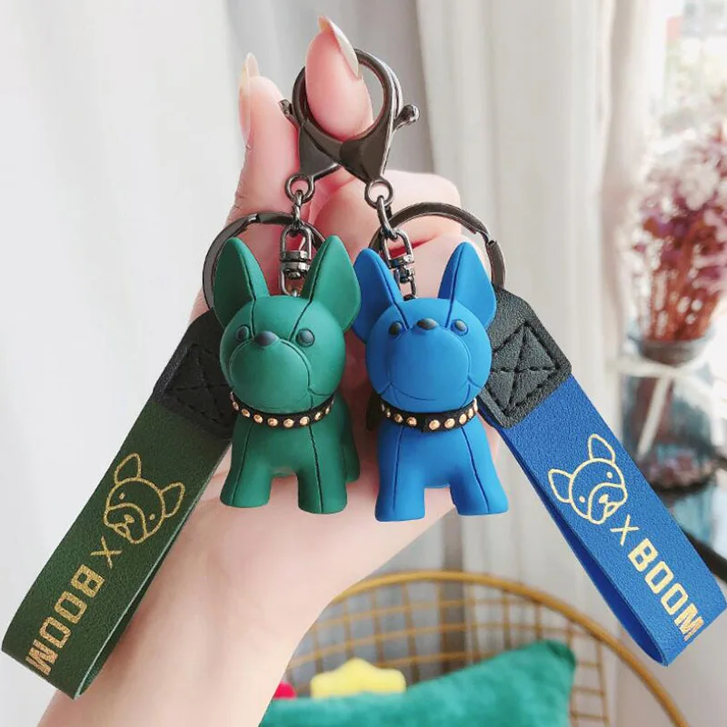 Hot Fashion French Punk Bulldog Keychain PU Leather Dog Keychains For Women Bag Charm Trinket Men Car Key Ring Key Chain Jewelry
Hot Fashion French Punk Bulldog Keychain PU Leather Dog Keychains For Women Bag Charm Trinket Men Car Key Ring Key Chain Jewelry