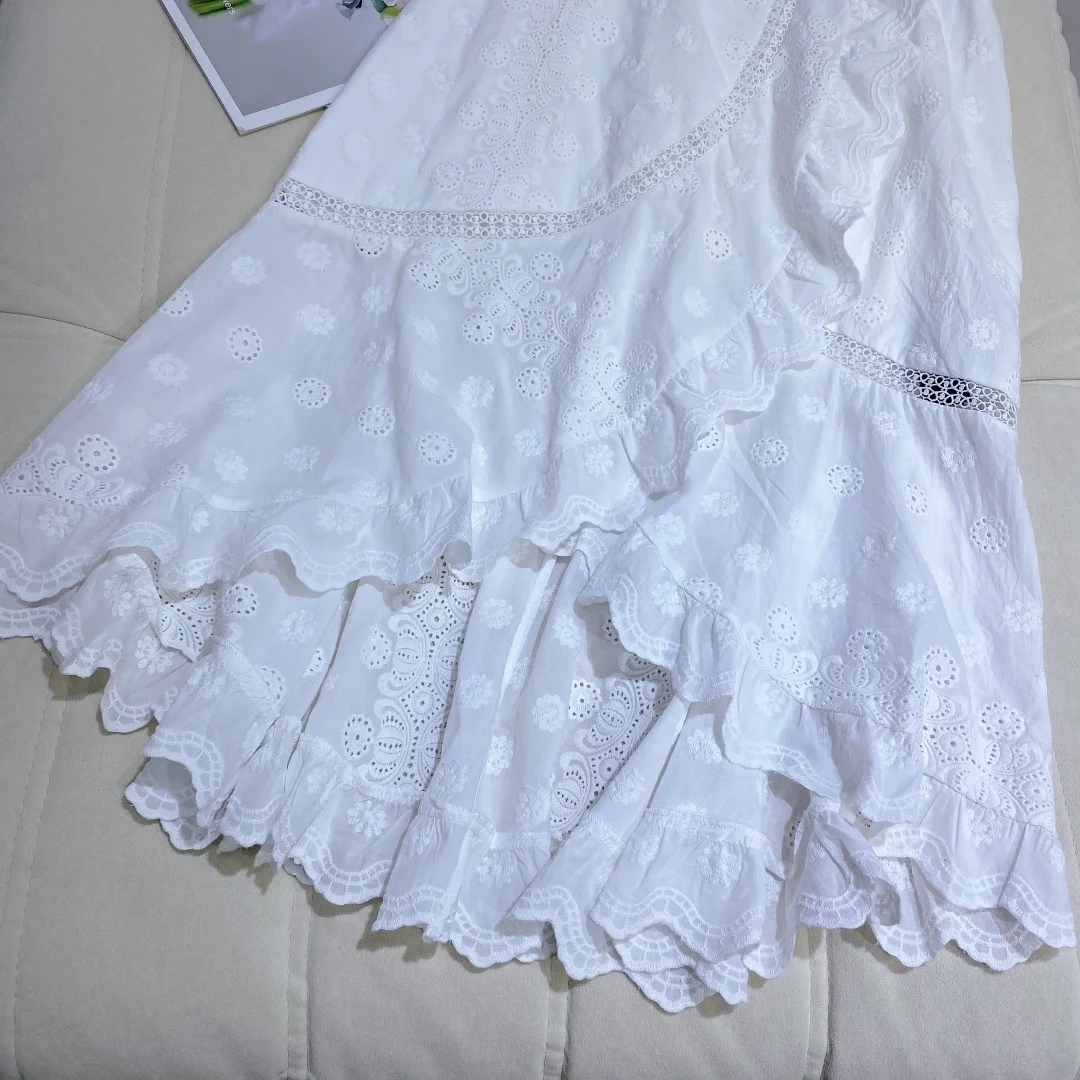 2021 summer new women's irregular fishtail high waist women skirt design lace white half skirt water soluble lace lace
2021 summer new women's irregular fishtail high waist women skirt design lace white half skirt water soluble lace lace