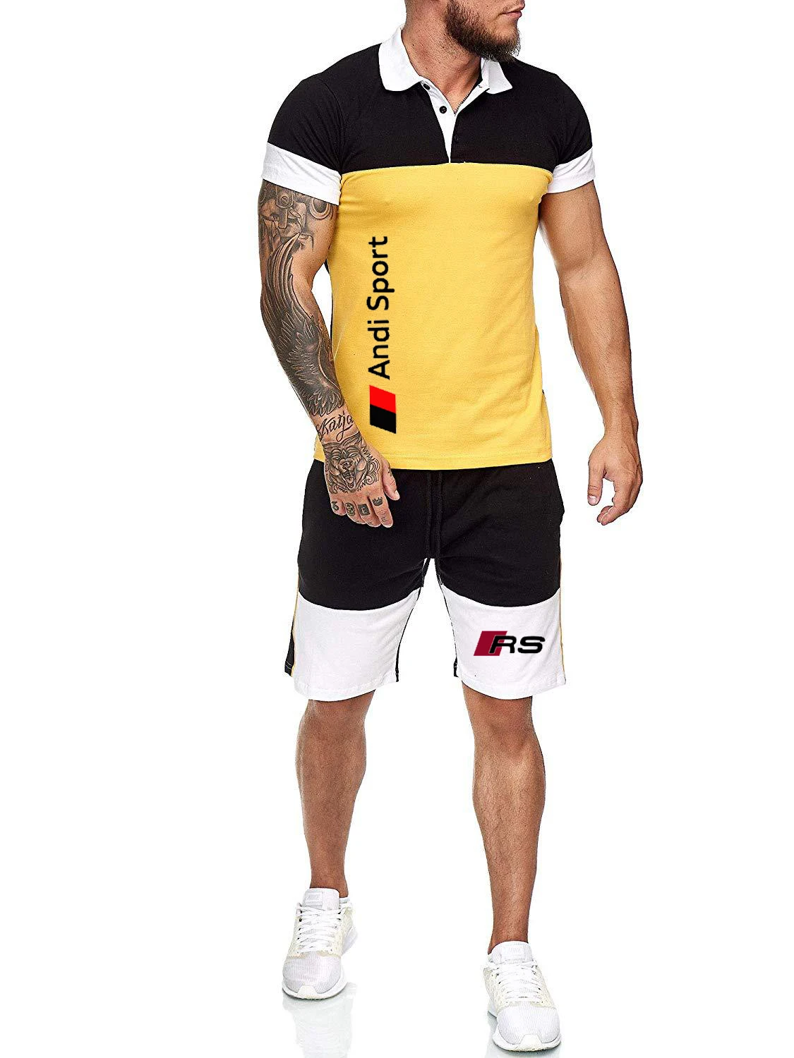 2021 new men's sportswear summer polo suit men's lapel short-sleeved shirt fitness polo shirt + casual pants two-piece suit
2021 new men's sportswear summer polo suit men's lapel short-sleeved shirt fitness polo shirt + casual pants two-piece suit