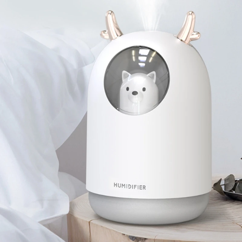 Air Humidifier Ultrasonic Electric USB Humidifier 300ML Aromatherapy Spray Nebulizer with Light
Air Humidifier Ultrasonic Electric USB Humidifier 300ML Aromatherapy Spray Nebulizer with Light