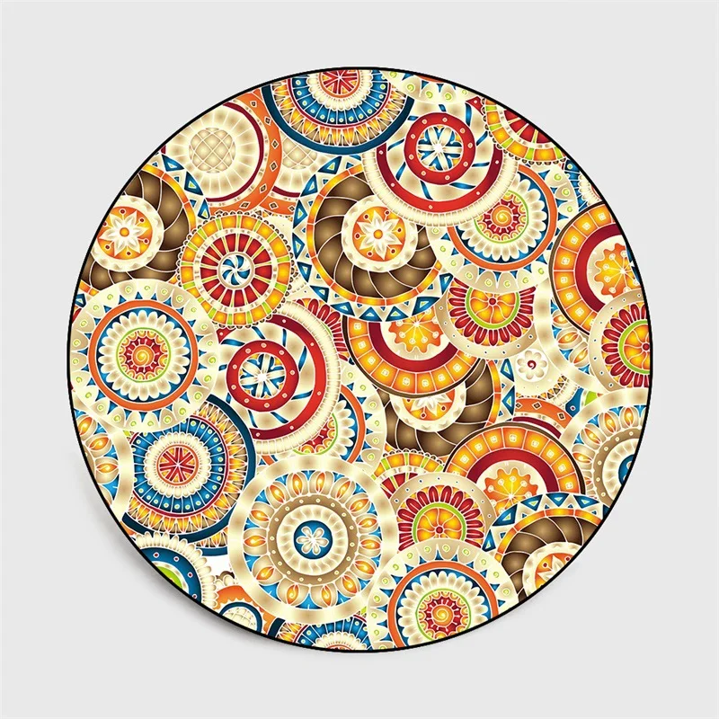 Fashion Color Flower National Wind Living Room Bedroom Hanging Basket Chair Round Mat Carpet CustomCustom Size
Fashion Color Flower National Wind Living Room Bedroom Hanging Basket Chair Round Mat Carpet CustomCustom Size