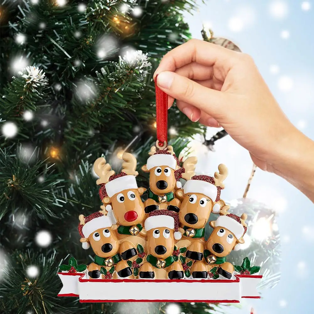 Индивидуальное украшение «сделай сам» для семейной рождественской елки, подвеска, украшение для дома, семейство оленей на 2-8 человек, рождественские украшения
Индивидуальное украшение «сделай сам» для семейной рождественской елки, подвеска, украшение для дома, семейство оленей на 2-8 человек, рождественские украшения