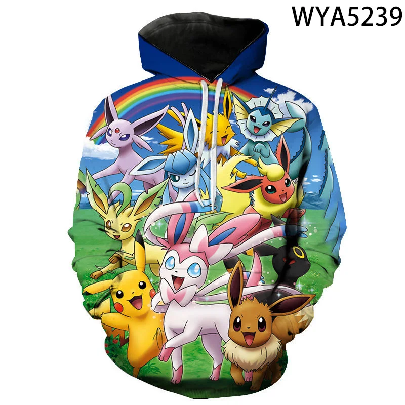Fall 2021 New Hoodie Men's and Women's Children's Pokemon Sweatshirt 3d Printing Cartoon Anime Pullover Fashion Jacket
Fall 2021 New Hoodie Men's and Women's Children's Pokemon Sweatshirt 3d Printing Cartoon Anime Pullover Fashion Jacket
