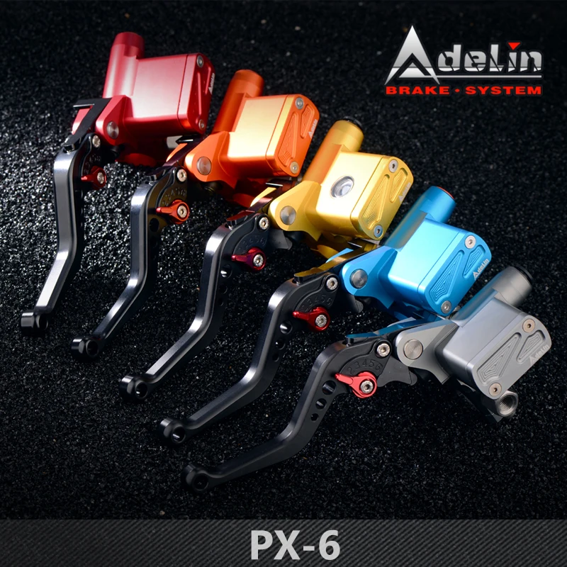 CNC Lever Handle Hydraulic Clutch Piston 12.7mm Adelin PX6 Brake Pump Master Cylinder for Motorcycle
CNC Lever Handle Hydraulic Clutch Piston 12.7mm Adelin PX6 Brake Pump Master Cylinder for Motorcycle