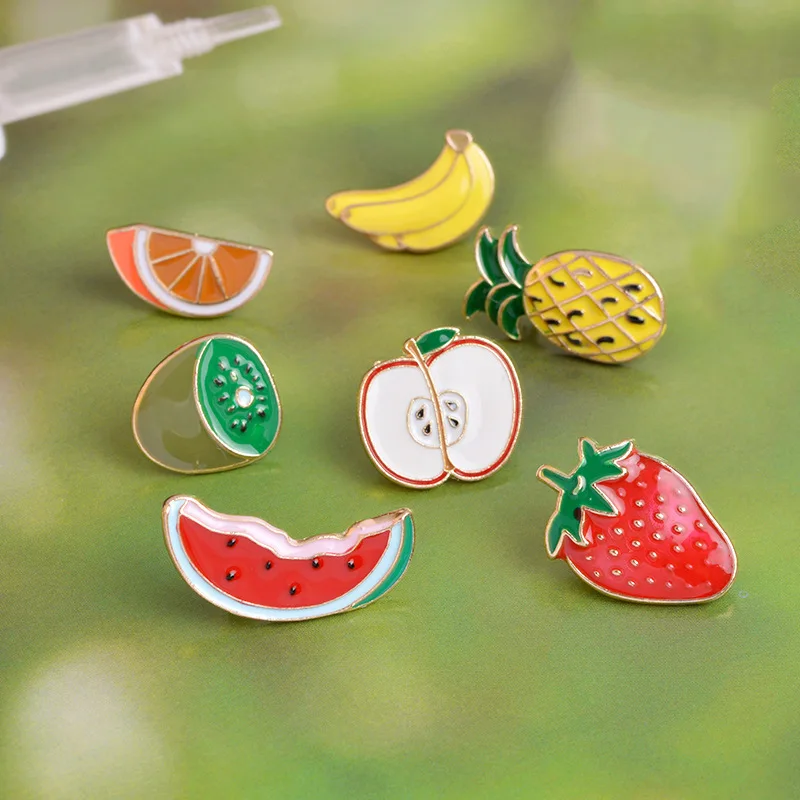 Cute Banana Strawberry Watermelon Apple Brooch for Women Broche Badge Pin Metal Collar Brooches for Men Pines Metalicos Jewelry
Cute Banana Strawberry Watermelon Apple Brooch for Women Broche Badge Pin Metal Collar Brooches for Men Pines Metalicos Jewelry