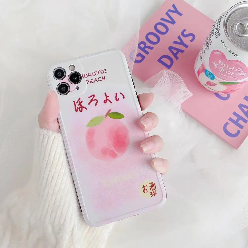 Fresh Peach Korea Lens Protector Phone Case For iPhone11 XSMAX 78PLUS SE2020 soft Cover XR Skinny Shell Phone Protection
Fresh Peach Korea Lens Protector Phone Case For iPhone11 XSMAX 78PLUS SE2020 soft Cover XR Skinny Shell Phone Protection