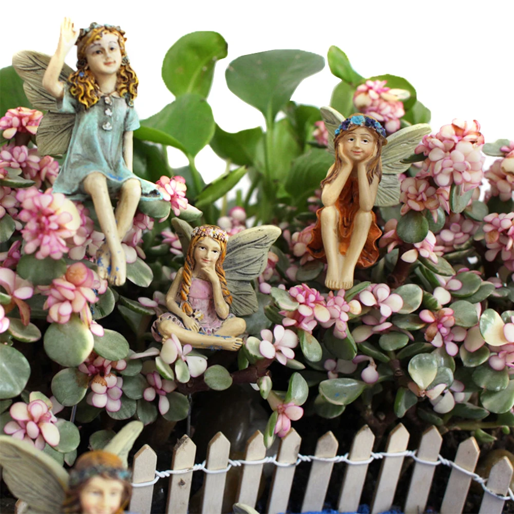 6Pcs/Set Lovely Mini Fairy Statue Miniature Garden Fairies Figurines Resin Mini Fairy Statue Figure Garden Ornaments Decorations
6Pcs/Set Lovely Mini Fairy Statue Miniature Garden Fairies Figurines Resin Mini Fairy Statue Figure Garden Ornaments Decorations