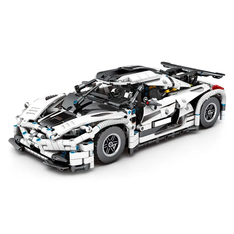 The 1:14 White 1275PCS Super Speed Sports Racing Car Fast Vehicle Model Building Blocks Technical Bricks MOC Set Gifts Kids Toys
The 1:14 White 1275PCS Super Speed Sports Racing Car Fast Vehicle Model Building Blocks Technical Bricks MOC Set Gifts Kids Toys
