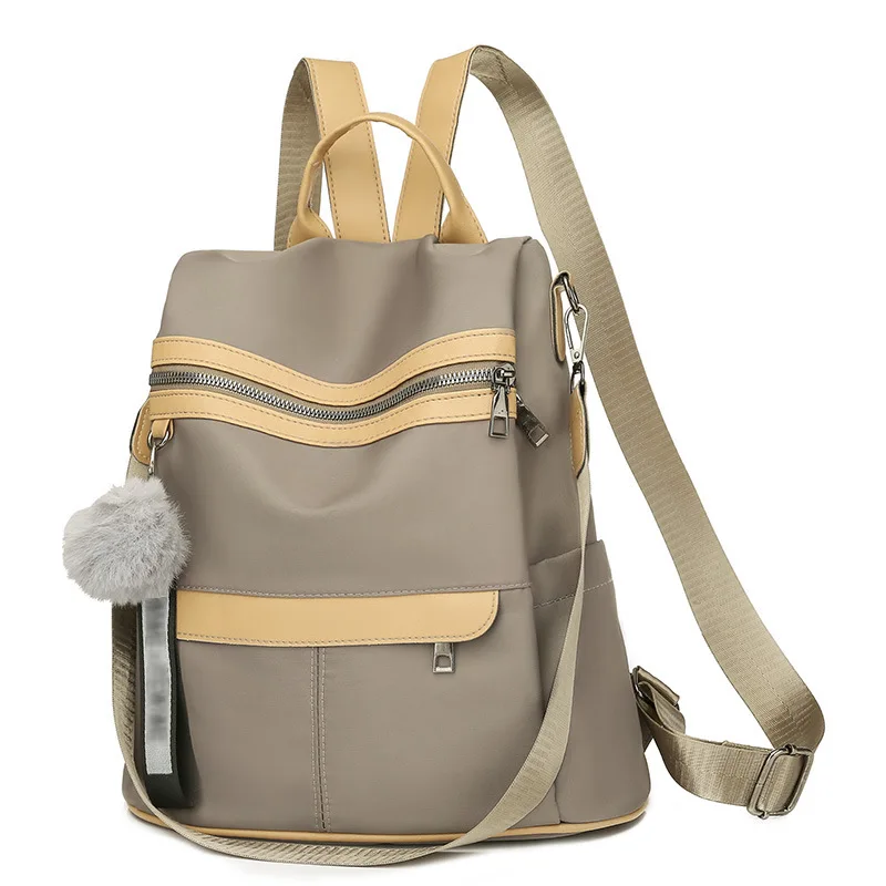 Модный женский однотонный рюкзак из ткани Оксфорд, сумка на плечо, вместительный мессенджер с помпоном
Модный женский однотонный рюкзак из ткани Оксфорд, сумка на плечо, вместительный мессенджер с помпоном