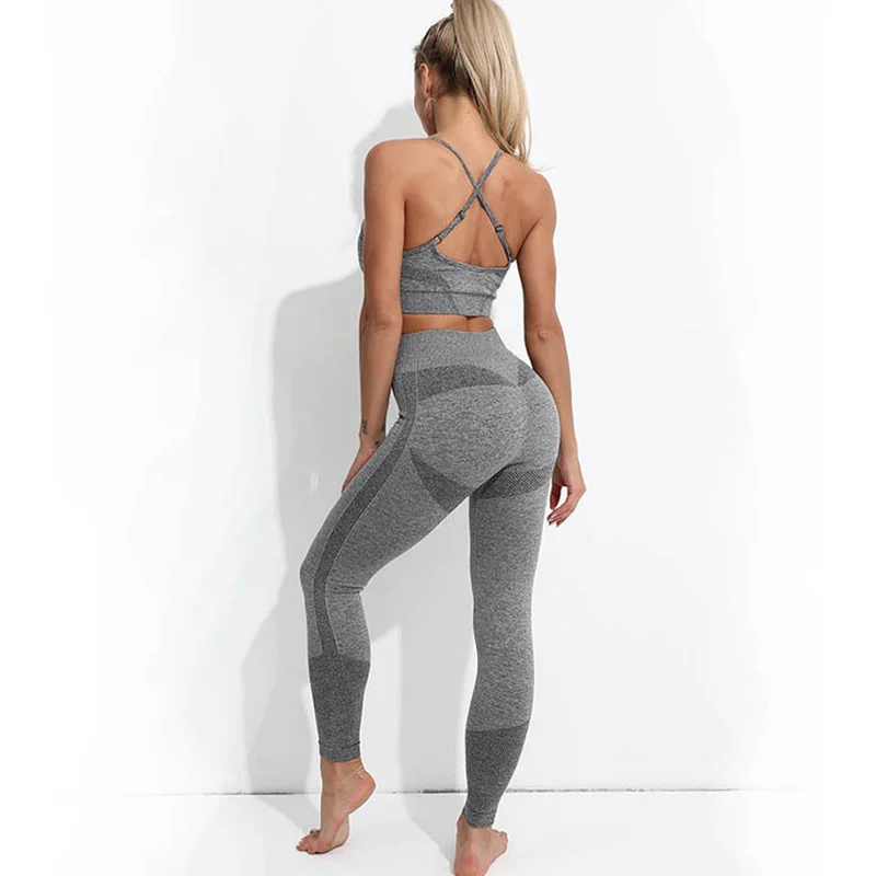 Women's Sports Outfit Sets 2-piece Leggings And Top Bra Set Women Sportwear Costume Sport Outfit Woman Costumes For Exercises
Women's Sports Outfit Sets 2-piece Leggings And Top Bra Set Women Sportwear Costume Sport Outfit Woman Costumes For Exercises