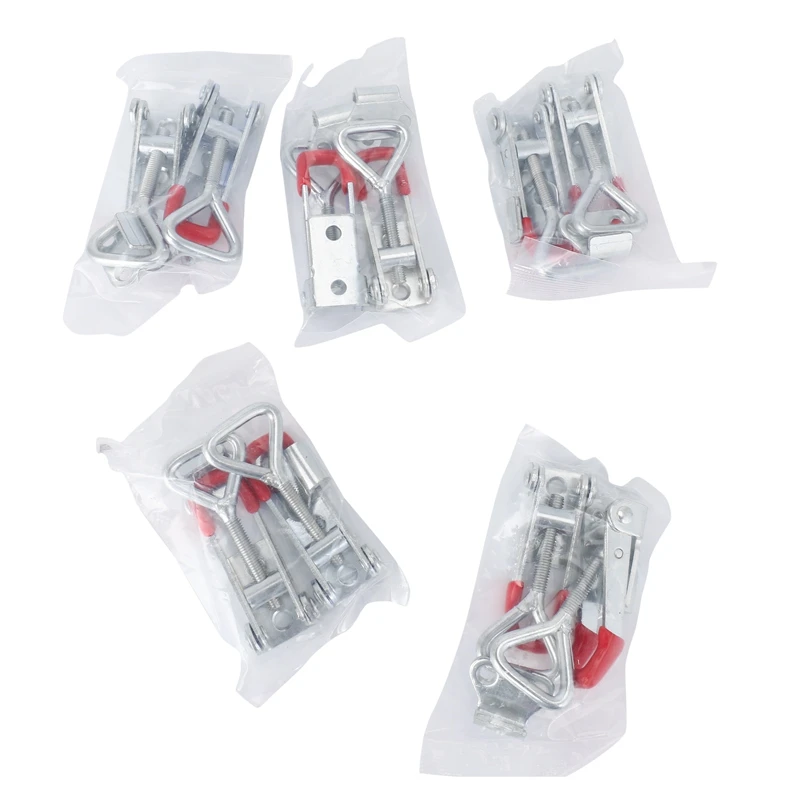 10 Pack Adjustable Toggle Latch Clamp 150Kg Holding Capacity, 4001 Heavy Duty Quick Release Pull Latch Toggle Clamp
10 Pack Adjustable Toggle Latch Clamp 150Kg Holding Capacity, 4001 Heavy Duty Quick Release Pull Latch Toggle Clamp