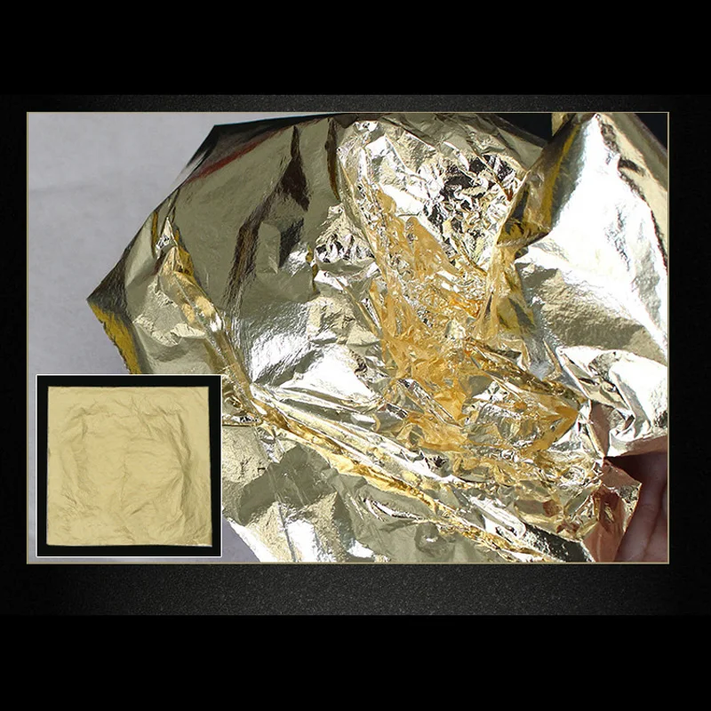 100sheets Imitation Gold Silver Copper Leaf Foil Paper Gilding Craft Durable New Glass, Photo Frame
100sheets Imitation Gold Silver Copper Leaf Foil Paper Gilding Craft Durable New Glass, Photo Frame