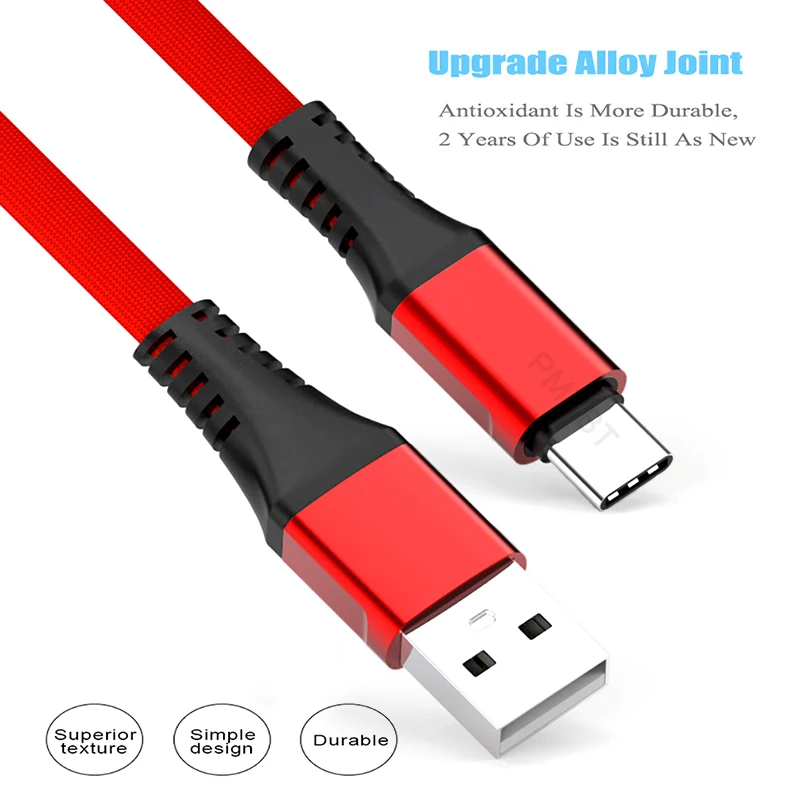 Кабель USB Type-C для быстрой зарядки и передачи данных 30 см | Мобильные телефоны
