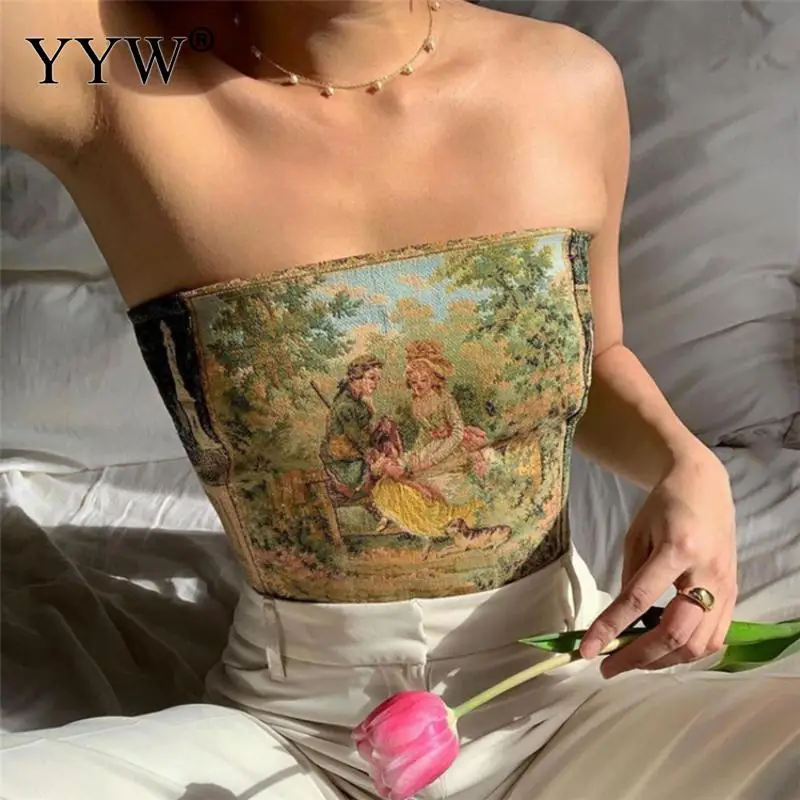 2021 Summer New Fashion Women Sexy Off-Shoulder Tube Tops Women Party Club Wear New Strapless Backless Printing Tank Vests Tops
2021 Summer New Fashion Women Sexy Off-Shoulder Tube Tops Women Party Club Wear New Strapless Backless Printing Tank Vests Tops