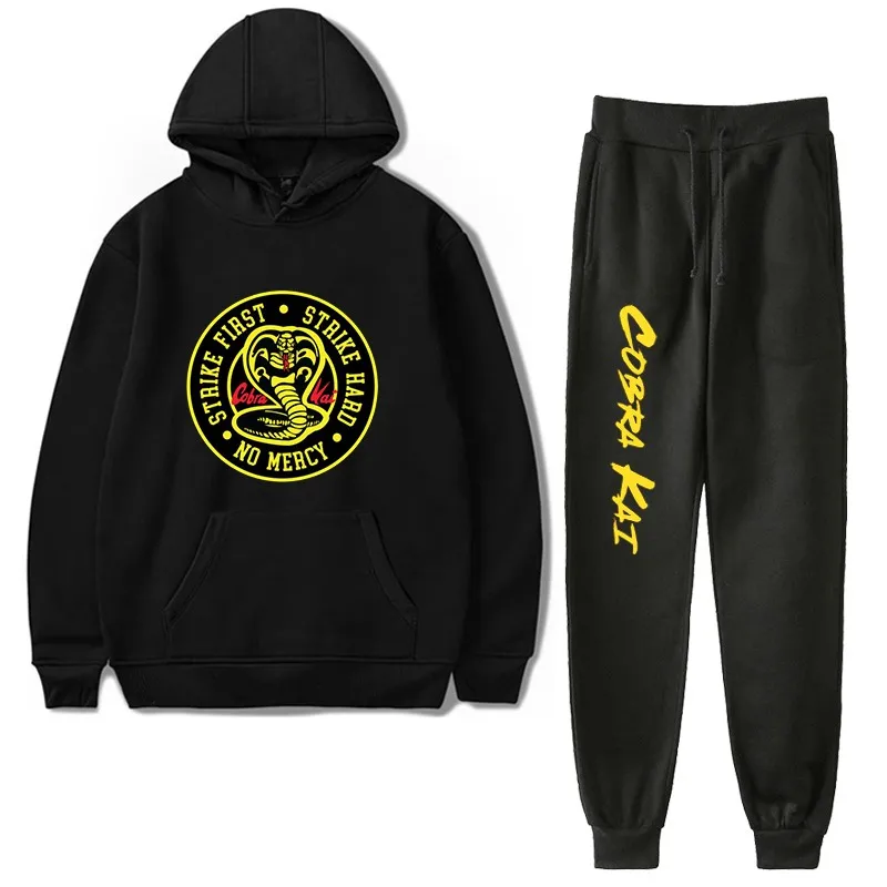New 2 Piece Pant Sets Cobra Kai Print Men Women Winter Casual Oversized Hoodies and Pants Cobra Kai Swearshirts and Jogger Pants
New 2 Piece Pant Sets Cobra Kai Print Men Women Winter Casual Oversized Hoodies and Pants Cobra Kai Swearshirts and Jogger Pants