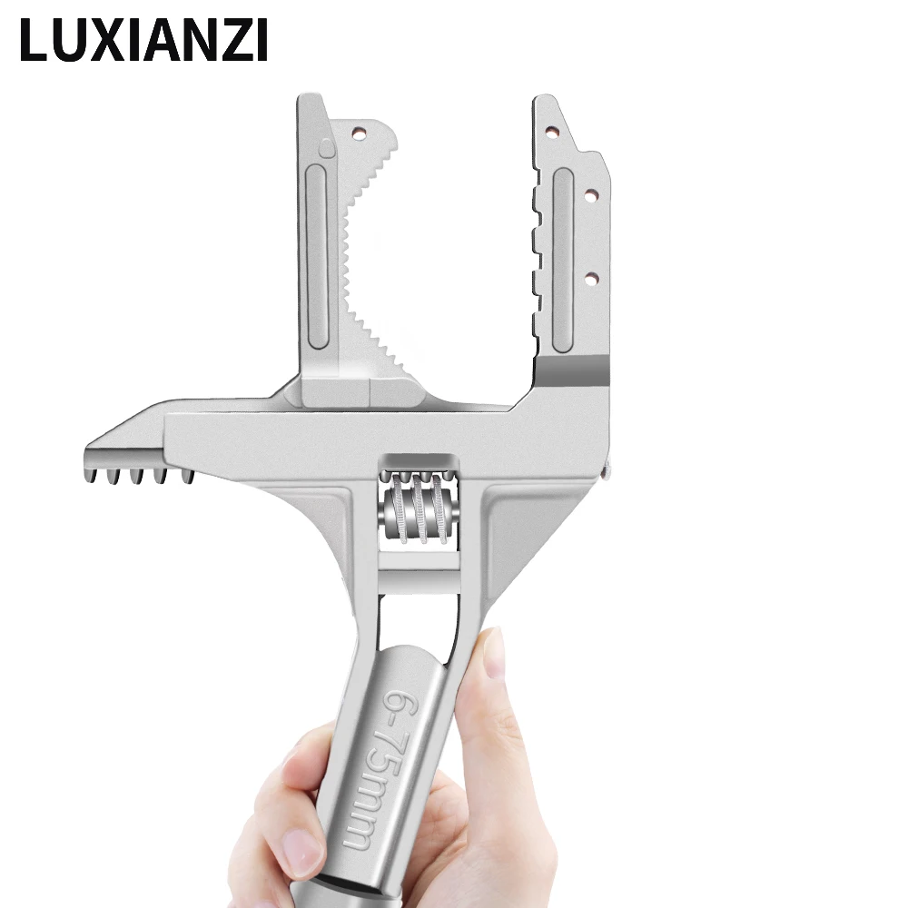 Многофункциональный гаечный ключ LUXIANZI с короткой ручкой для водопроводной трубы, инструмент для ремонта ванной комнаты, регулируемый гаеч...
Многофункциональный гаечный ключ LUXIANZI с короткой ручкой для водопроводной трубы, инструмент для ремонта ванной комнаты, регулируемый гаеч...