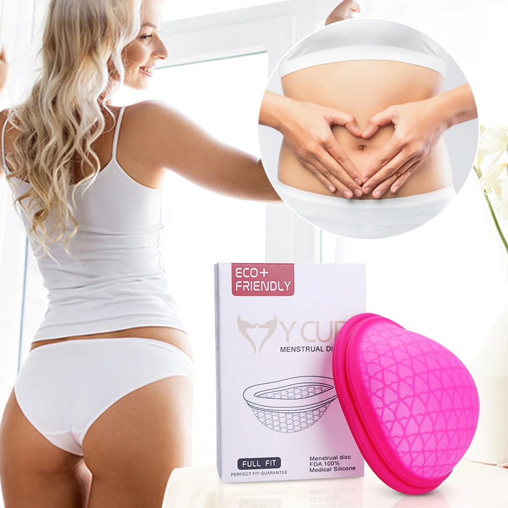 Reusable Disc Menstrual Cup With Flat-fit Design Women Cup Menstrual Extra-Thin Sterilizing Silicone Menstrual Reusable Disc
Reusable Disc Menstrual Cup With Flat-fit Design Women Cup Menstrual Extra-Thin Sterilizing Silicone Menstrual Reusable Disc