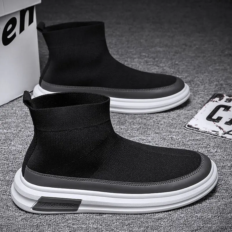 New Autumn High Top Socks Shoes Men's Breathable Fashion Casual Board Shoes Trend Versatile Men's Shoes for Men Sneakers
New Autumn High Top Socks Shoes Men's Breathable Fashion Casual Board Shoes Trend Versatile Men's Shoes for Men Sneakers