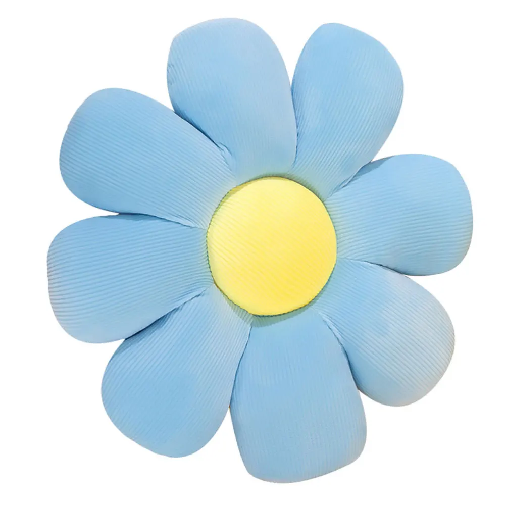 1pc Daisy Flower Pillow Plush Cushion Pillow Chair Cushion for Home