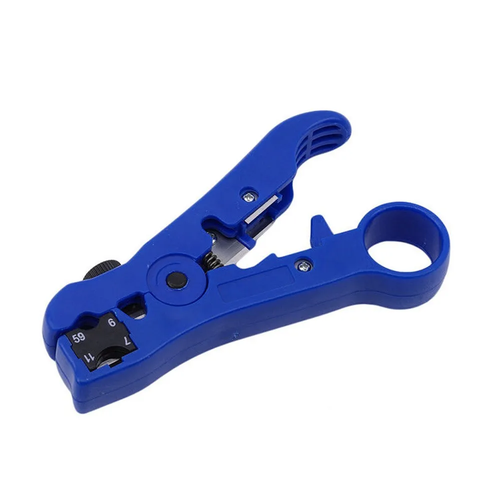 Rotary Coax Coaxial Cable Wire Cutter Stripping Tool RG59 RG6 RG7 RG11 Stripper Universal Stripping Tool
Rotary Coax Coaxial Cable Wire Cutter Stripping Tool RG59 RG6 RG7 RG11 Stripper Universal Stripping Tool