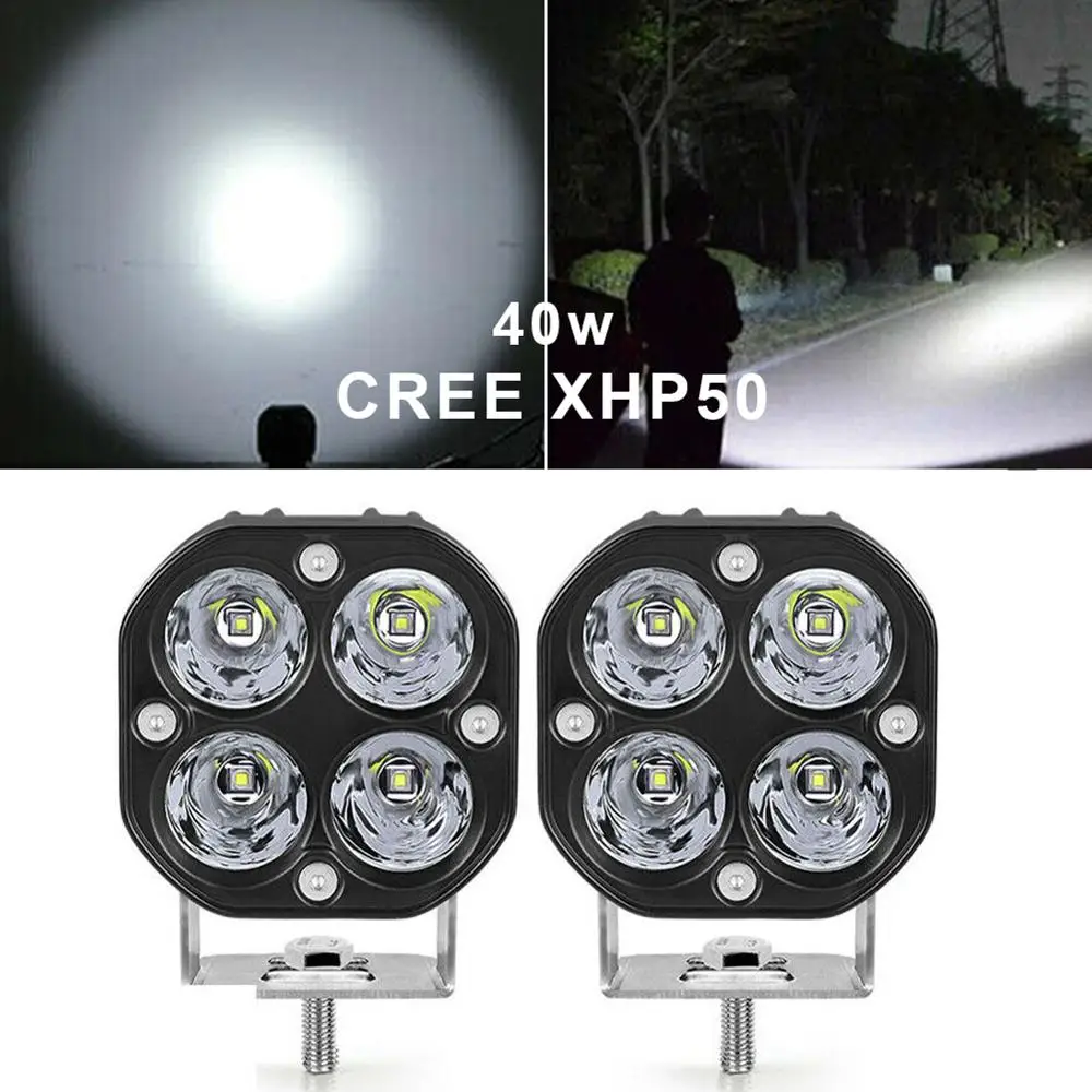 2X CREE XHP50 40w Working Light LED Pods Light Bar Floodlight Lights Driving Off Road Lights for Pickup Truck Jeep UTE SUV Boat
2X CREE XHP50 40w Working Light LED Pods Light Bar Floodlight Lights Driving Off Road Lights for Pickup Truck Jeep UTE SUV Boat