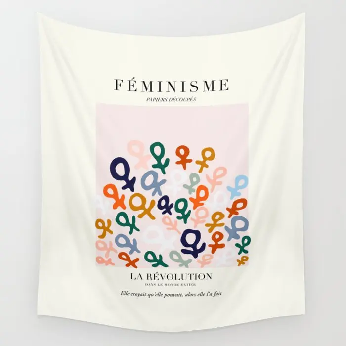 L'ART DU FÉMINISME Wall Tapestry Background Wall Covering Home Decoration Blanket Bedroom Wall Hanging Tapestries
L'ART DU FÉMINISME Wall Tapestry Background Wall Covering Home Decoration Blanket Bedroom Wall Hanging Tapestries
