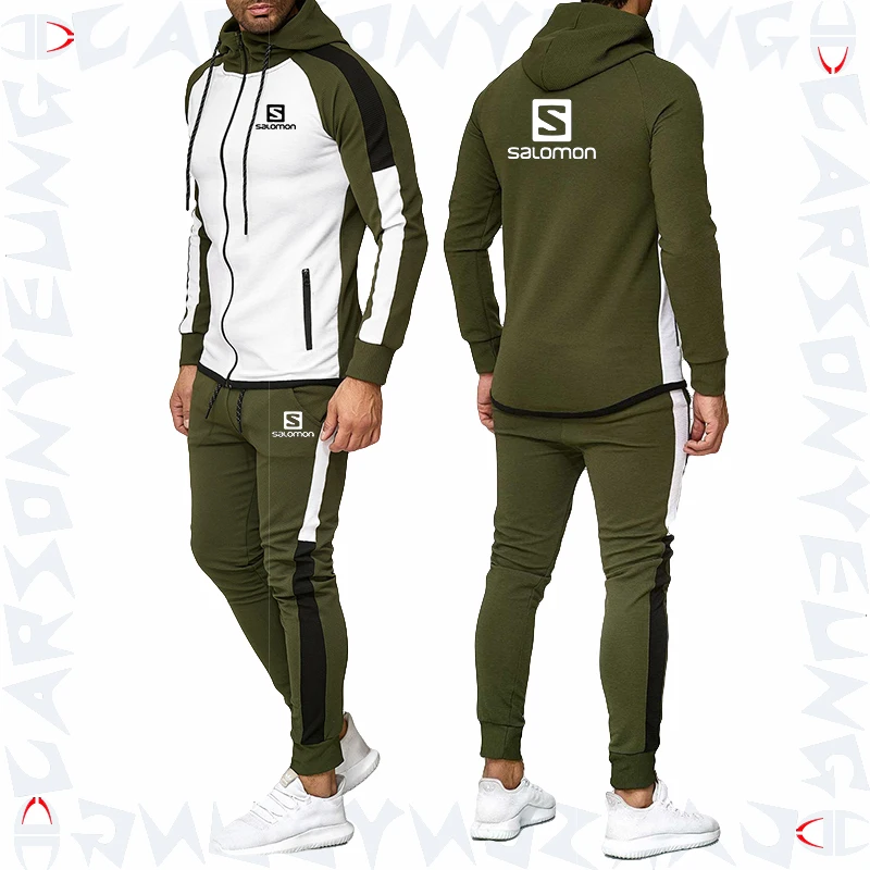 2021New Men's Football Sets Zipper Hoodie+Pants Two Pieces Casual Tracksuit Male Sportswear Gym Brand Clothing Sweat Suit 
2021New Men's Football Sets Zipper Hoodie+Pants Two Pieces Casual Tracksuit Male Sportswear Gym Brand Clothing Sweat Suit