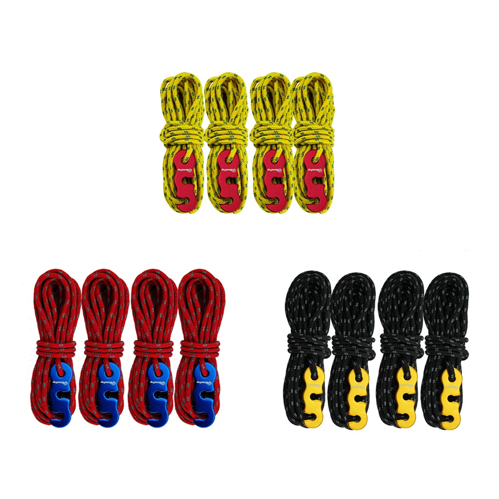 4pcs 3mm Tent Wind Rope Buckle Reflective Paracord Outdoor Camping Cord Lanyard Multifunctional Windproof Accessories
4pcs 3mm Tent Wind Rope Buckle Reflective Paracord Outdoor Camping Cord Lanyard Multifunctional Windproof Accessories