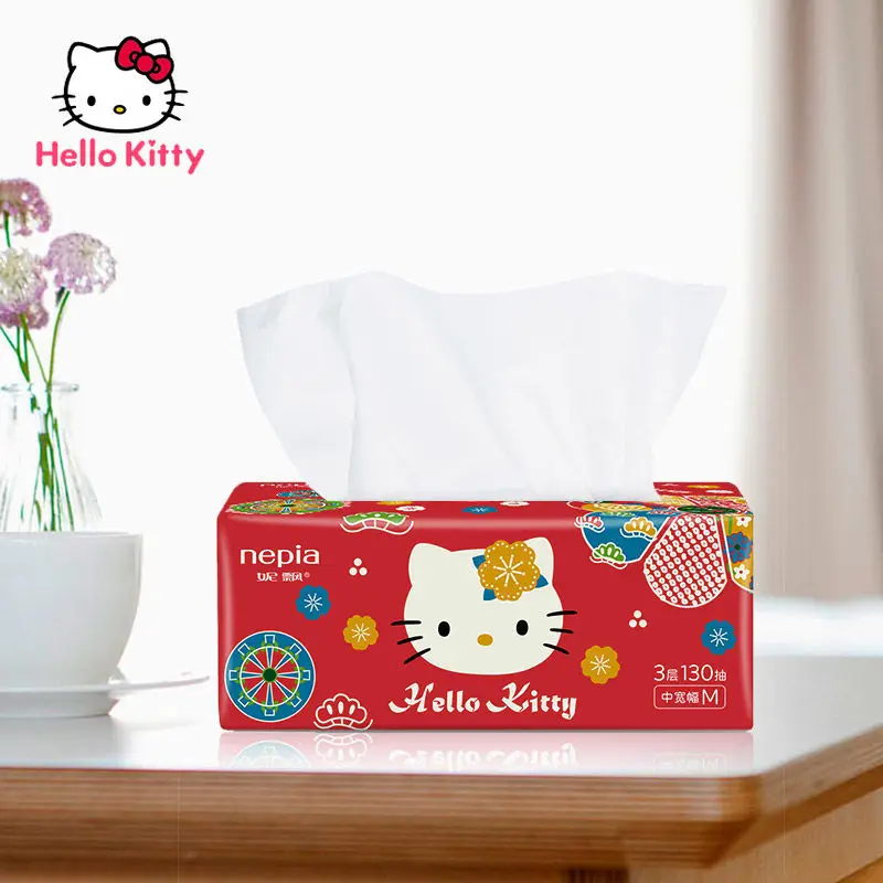 Hello Kitty Household Pumping Paper 3 Layers 130 Pumping Medium Wide Cartoon Facial Tissue
Hello Kitty Household Pumping Paper 3 Layers 130 Pumping Medium Wide Cartoon Facial Tissue