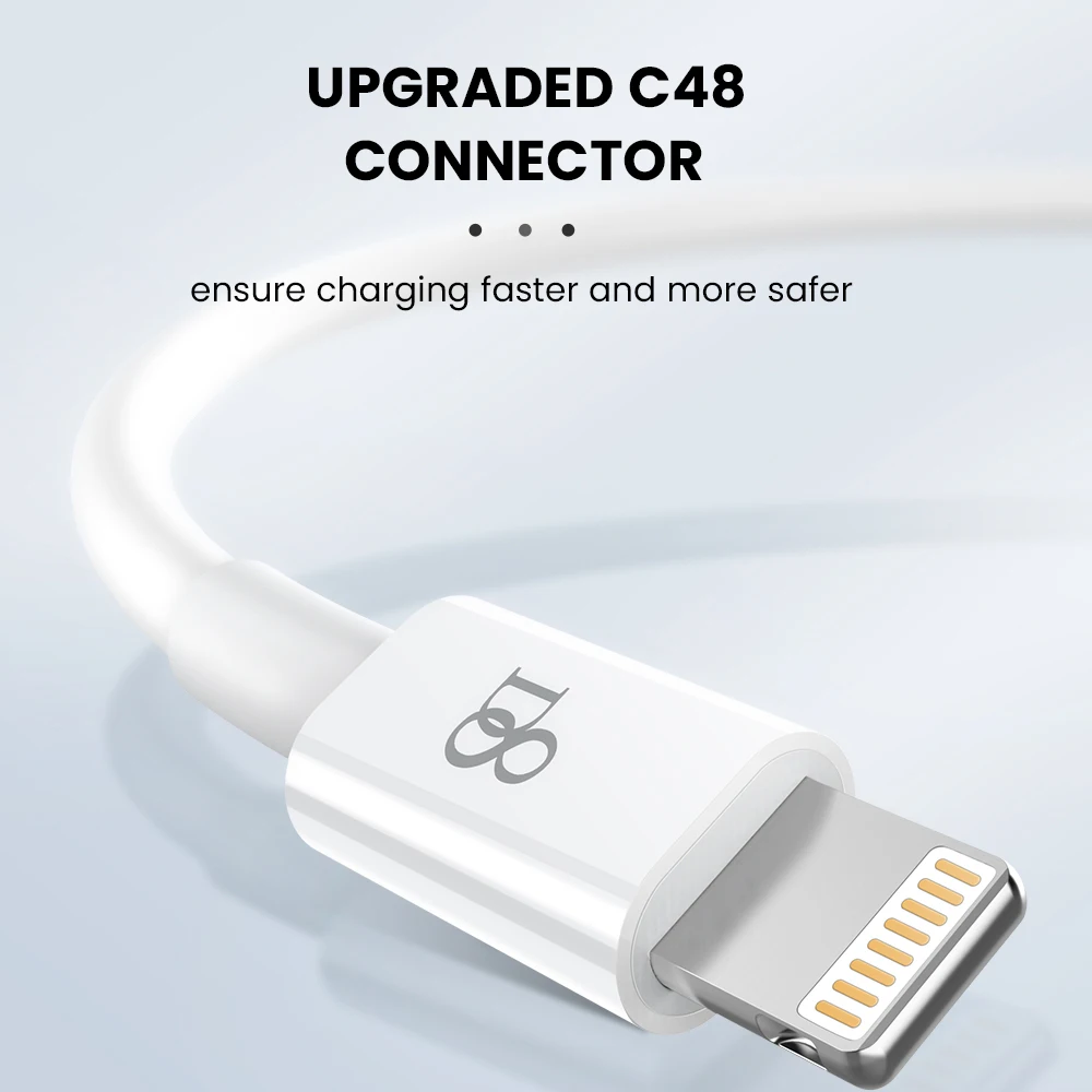 USB-кабель D8 0 2 A MFi Lightning для iPhone 12 11 Pro Max XS X XR 8 7 быстрой зарядки кабель и передачи