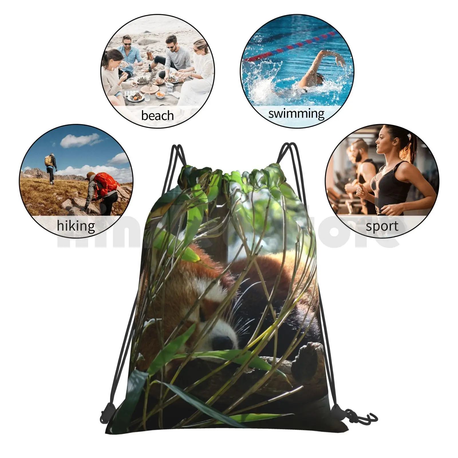 Panda Backpack Drawstring Bags Gym Bag Waterproof Panda Bear Cute Nature Animal Animals
Panda Backpack Drawstring Bags Gym Bag Waterproof Panda Bear Cute Nature Animal Animals