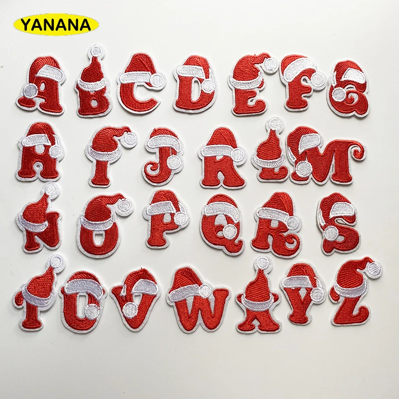 Christmas Day Alphabet Letter Embroidered Iron On Patch For Clothing Badge Paste For Clothes Bag Pant DIY
Christmas Day Alphabet Letter Embroidered Iron On Patch For Clothing Badge Paste For Clothes Bag Pant DIY
