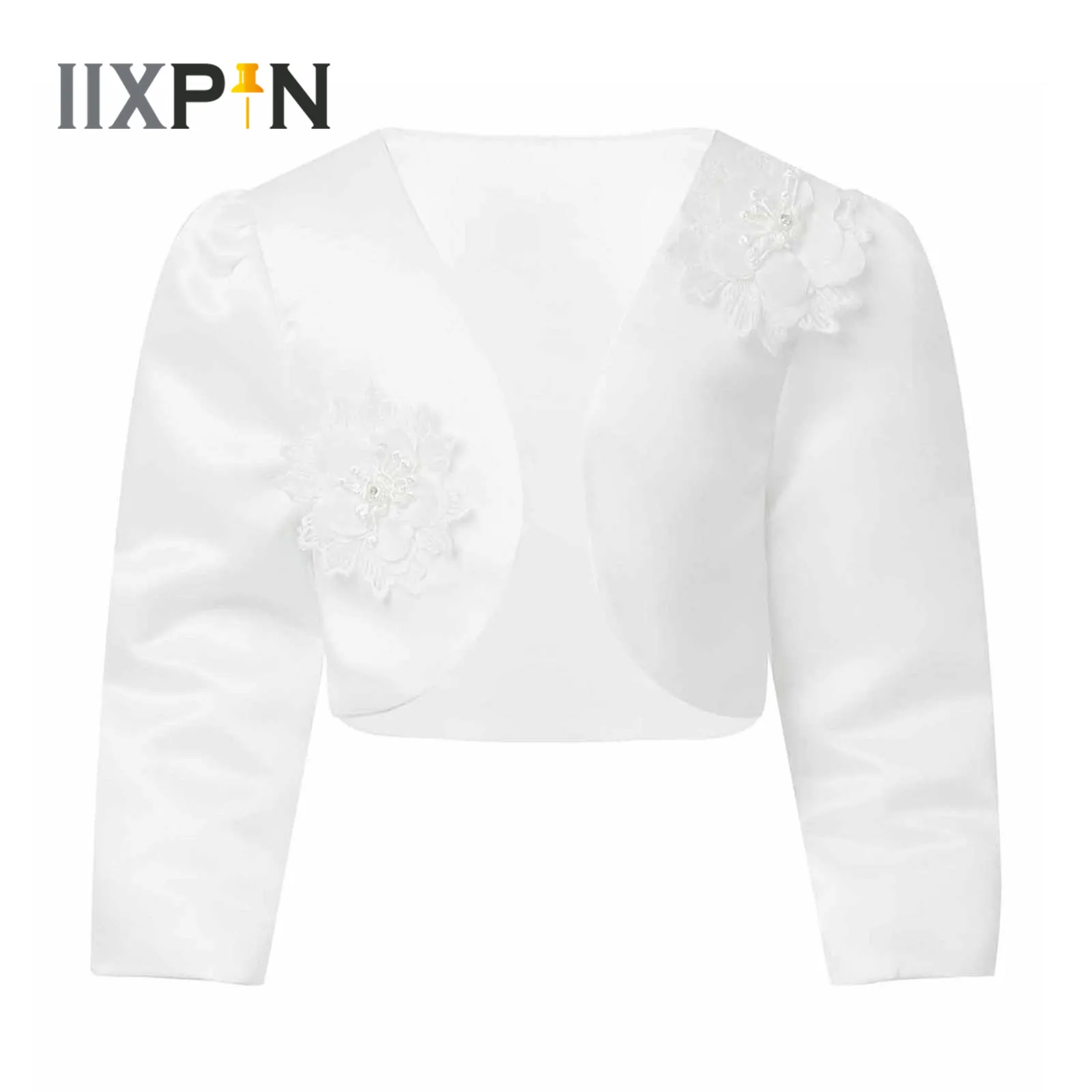 Children's Flower Girl Princess DressesBoleros Kids Girl Long Sleeve Coat Cardigan Autumn Flowers Adorned Coats Jackets Wrap
Children's Flower Girl Princess DressesBoleros Kids Girl Long Sleeve Coat Cardigan Autumn Flowers Adorned Coats Jackets Wrap