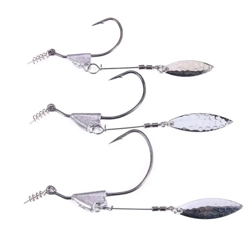 Fishing Tackle Spring Pin Sequin Crank Hook 3.5G-7G Rock Fishing Table Fishing Sea Fishing Luya Accessories 2021 
Fishing Tackle Spring Pin Sequin Crank Hook 3.5G-7G Rock Fishing Table Fishing Sea Fishing Luya Accessories 2021