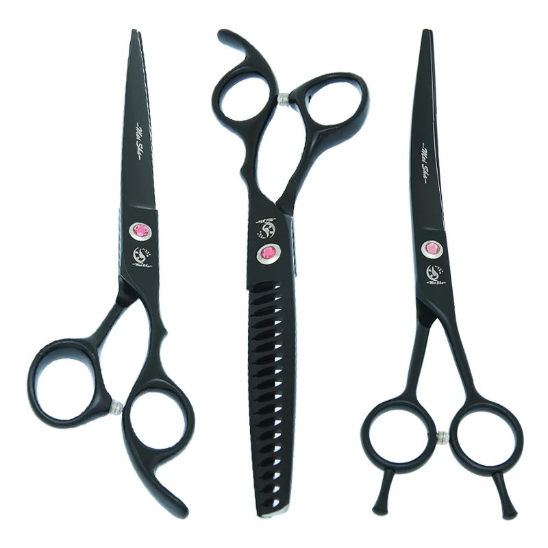 Meisha 7 inch Pet Hair Scissors Straight Curved Animals Cutting Shears Japan Steel Thinning Clippers Dogs Grooming Tool B0034A 
Meisha 7 inch Pet Hair Scissors Straight Curved Animals Cutting Shears Japan Steel Thinning Clippers Dogs Grooming Tool B0034A