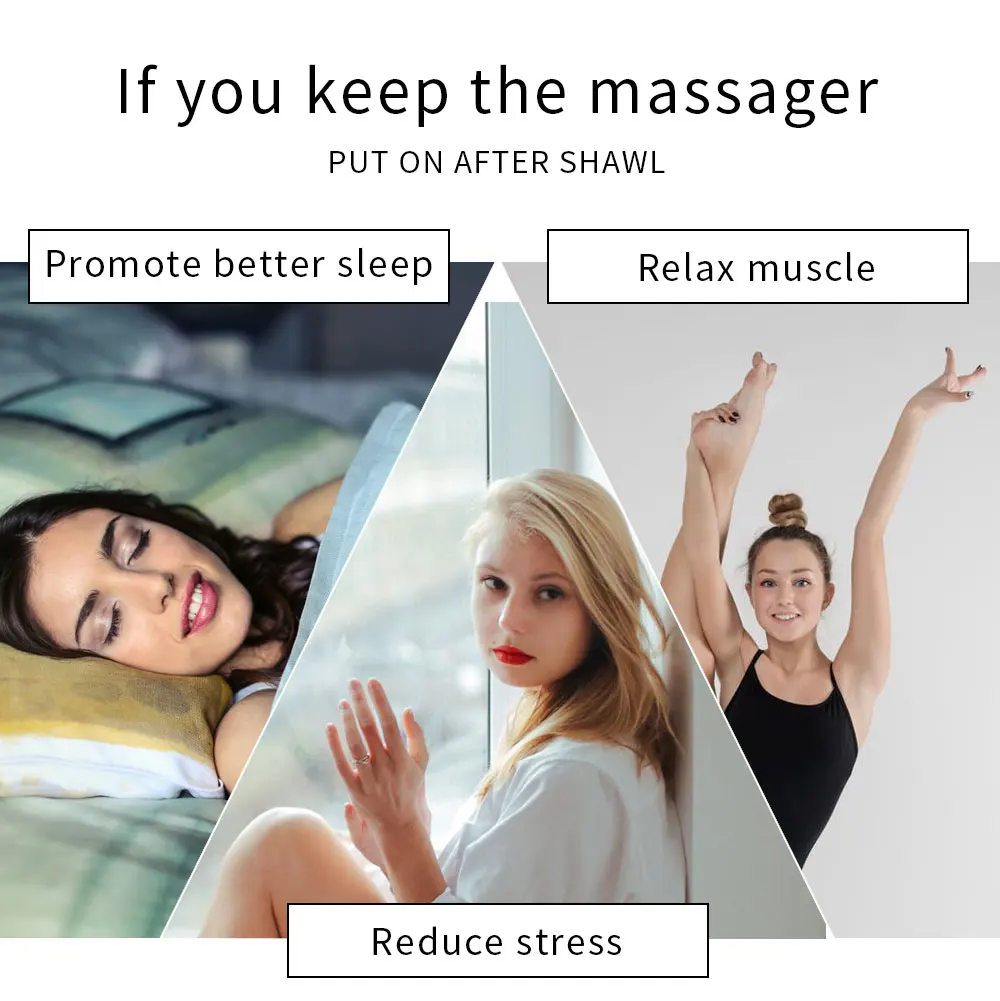 Electrical Massage Shiatsu Back Shoulder Body Neck Massager Multifunctional Shawl Infrared Heated Kneading Car/Home Massager
Electrical Massage Shiatsu Back Shoulder Body Neck Massager Multifunctional Shawl Infrared Heated Kneading Car/Home Massager