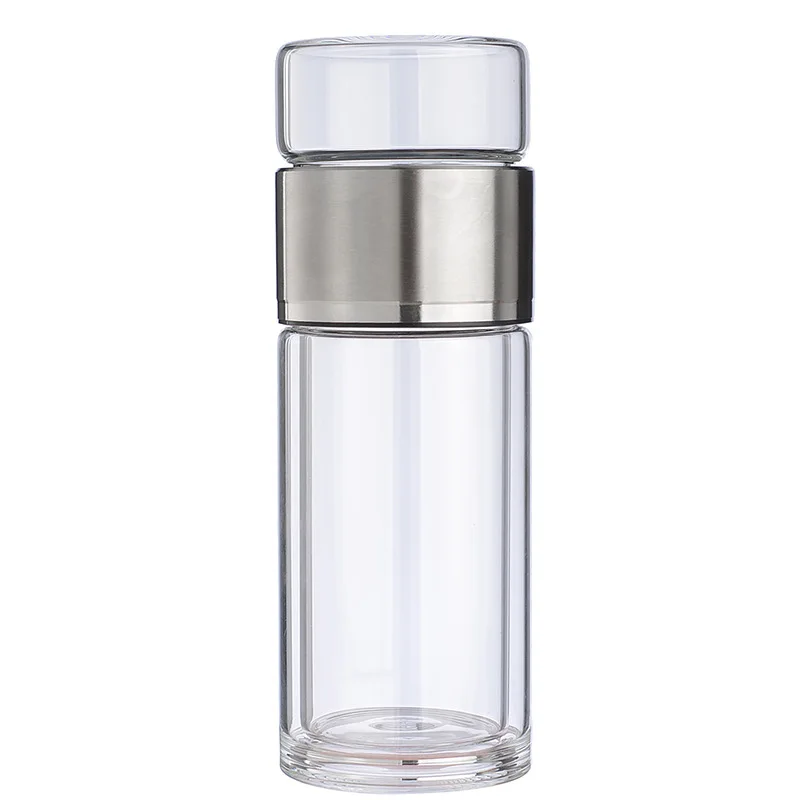 Men's Office Mini Portable Tea Separation Tea Cup Double-Layer Glass Female Cute Home Chinese kongfu Tea Cup water bottles
Men's Office Mini Portable Tea Separation Tea Cup Double-Layer Glass Female Cute Home Chinese kongfu Tea Cup water bottles