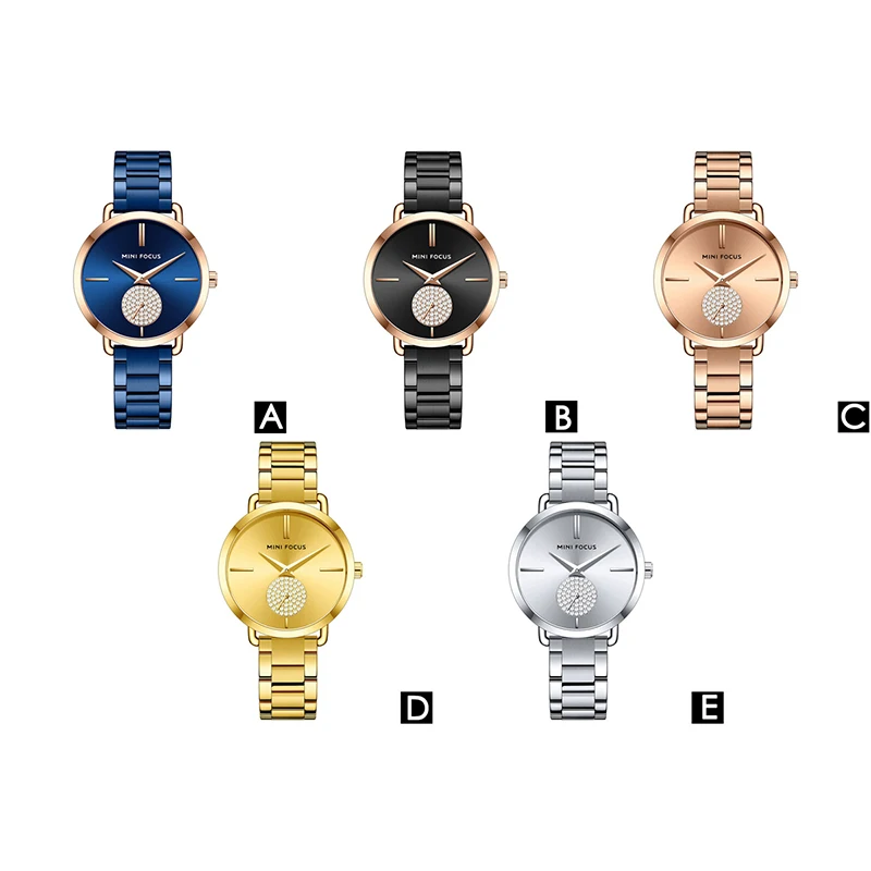 MINI FOCUS Fashion Casual Top Brand Women's Watches Stainless Steel Band Luxury Quartz Wristwatches Watch
MINI FOCUS Fashion Casual Top Brand Women's Watches Stainless Steel Band Luxury Quartz Wristwatches Watch