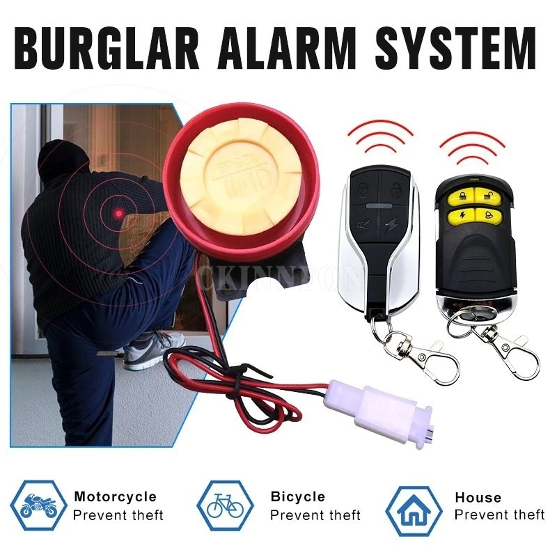 10Pcs/Lot 12V Anti-theft Professional Motorcycle Motorbike Security Alarm System 125db 2 Remote DC 12V
10Pcs/Lot 12V Anti-theft Professional Motorcycle Motorbike Security Alarm System 125db 2 Remote DC 12V