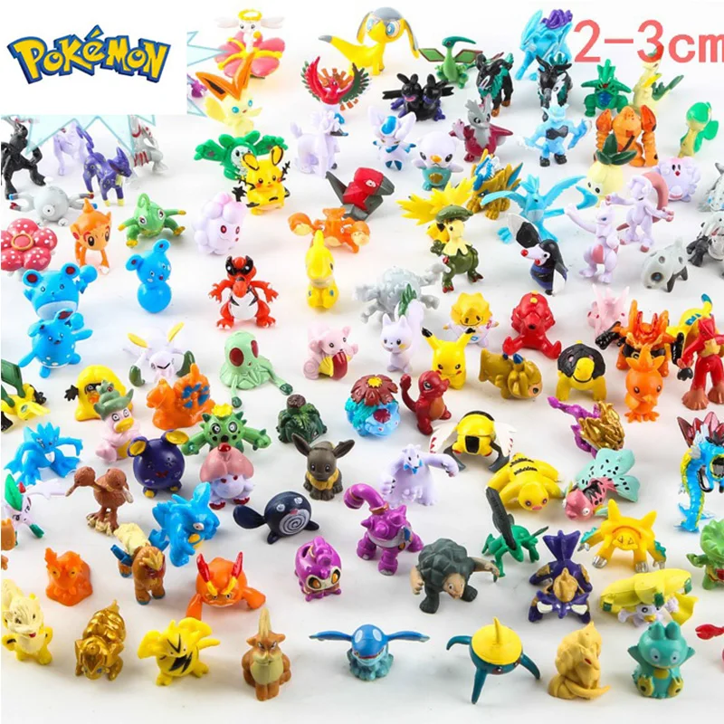2-3cm 144PCS Takara Tomy Pokemon Anime Figure Toys Mini Lovly Figures Model Toy Pikachu Anime Kids Doll Birthday
2-3cm 144PCS Takara Tomy Pokemon Anime Figure Toys Mini Lovly Figures Model Toy Pikachu Anime Kids Doll Birthday