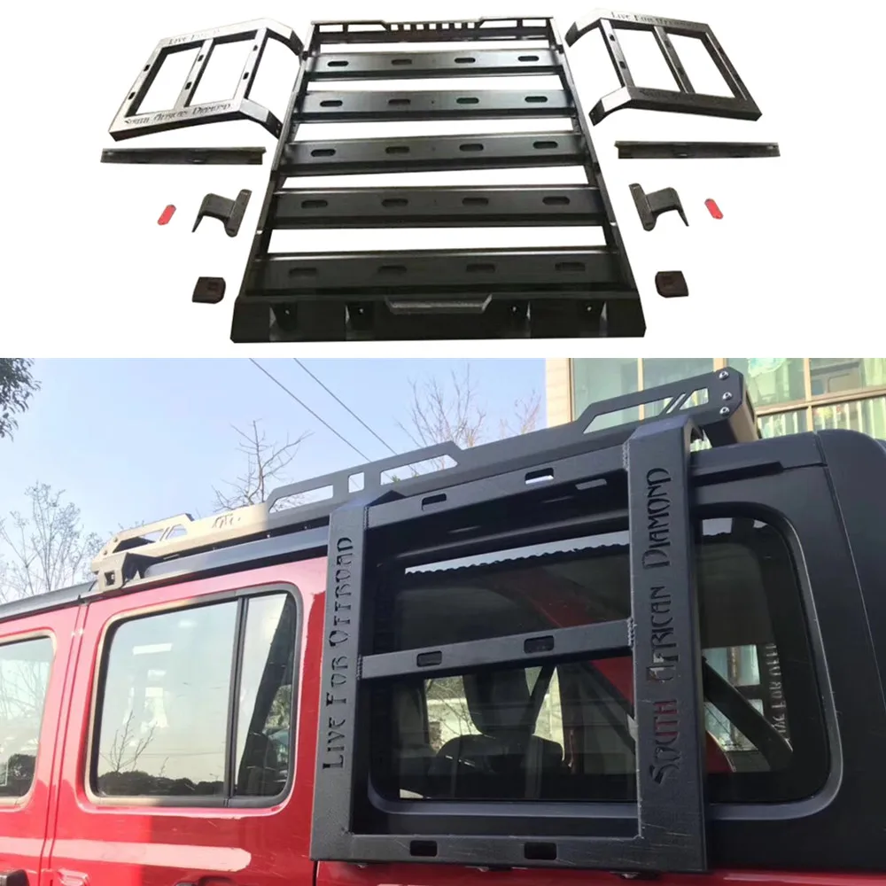 4 Door Roof Rack Top Luggage Holder Carrier for jeep for wrangler 2018+ JL 
4 Door Roof Rack Top Luggage Holder Carrier for jeep for wrangler 2018+ JL